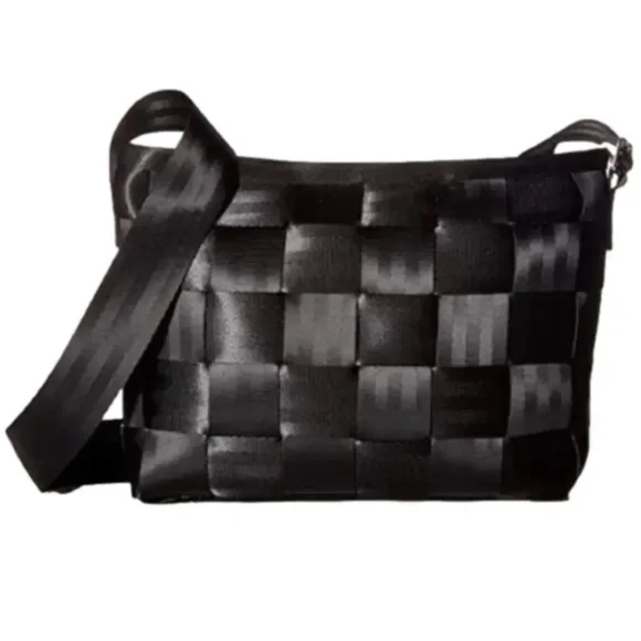 Harveys Handbags - Harveys California Black The Original Seatbelt Woven Convertible Messenger Bag